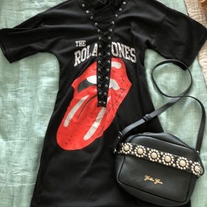 Black Front Tie Tunic